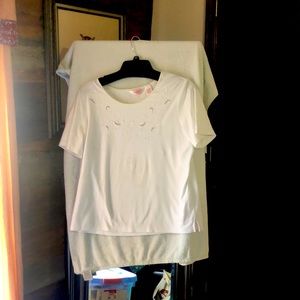 Together Classics white dress blouse